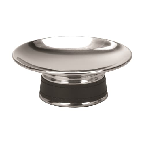 Sullivan Collection Soap Dish, Black/Stainless Steel